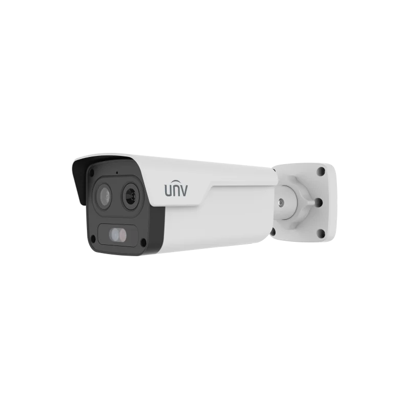 Uniview Thermal Bullet Camera 4MP Dual Spectrum 3mm Thermal Lens 4mm Normal Lens