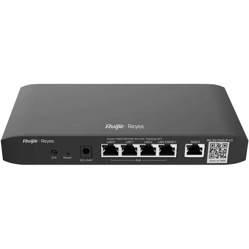 Ruijie RG-EG105G-V3 5-Port Gigabit Cloud Managed Router