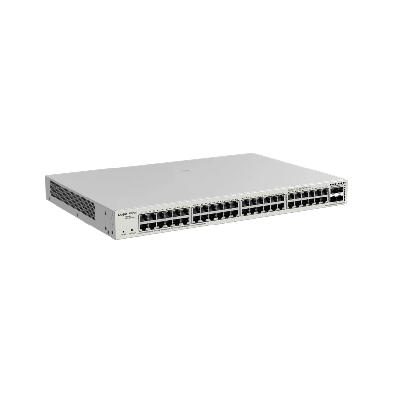 Ruijie RG-NBS3100-48GT4SFP-P-V2 48-Port Managed Gigabit PoE+ Switch with SFP, 370W