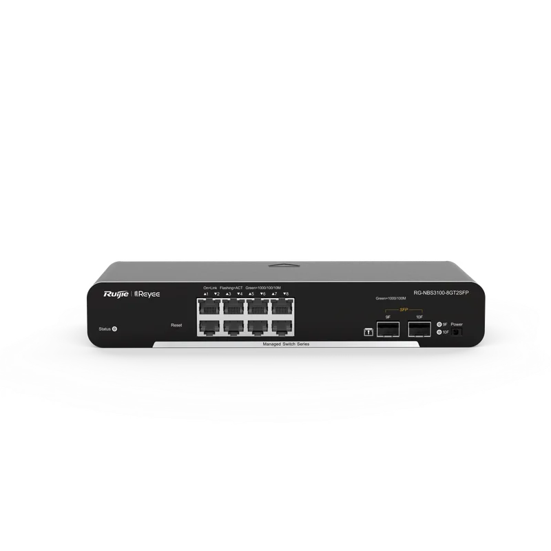 Ruijie RG-NBS3100-8GT2SFP-P 8-Port Gigabit L2 Managed PoE Switch