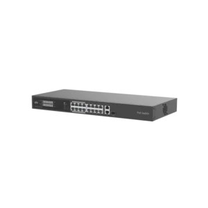 UNIVIEW 16 Port PoE Switch with 2 Uplink Ports, Unmanaged