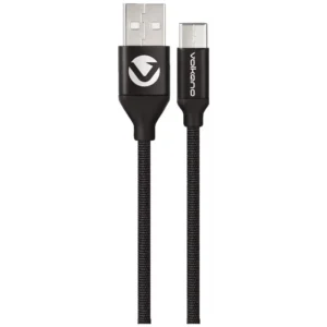 VOLKANO On-The-Go USB to Type-C Adapter (VK-PDQ204-BK)